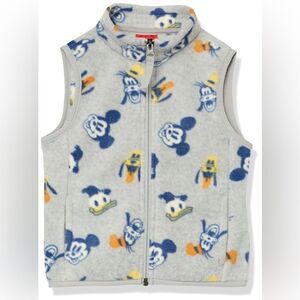 Disney Mickey Mouse Fleece Vest Toddler 2T Gray Zip Amazon Essentials
